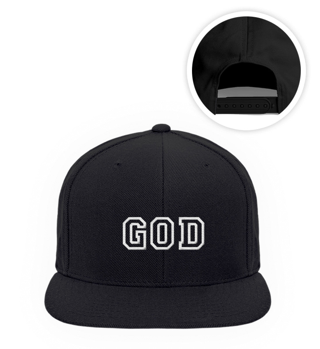 GOD Premium Snapback mit Stick - Make-Hope