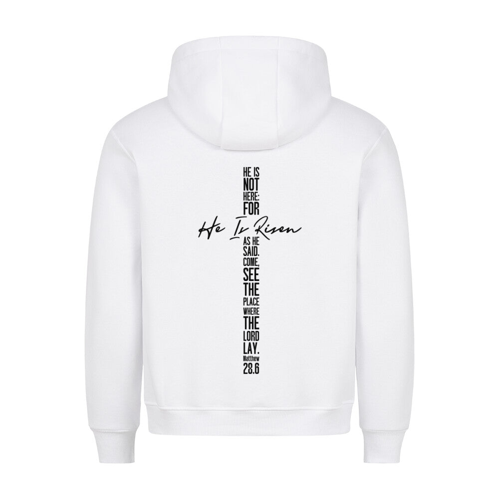 He is not here Premium Hoodie - Make-Hope