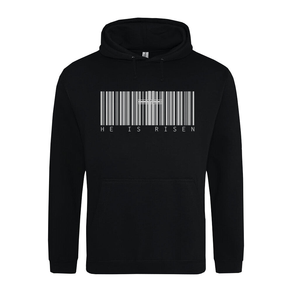 He is Risen Barcode Hoodie - Make-Hope