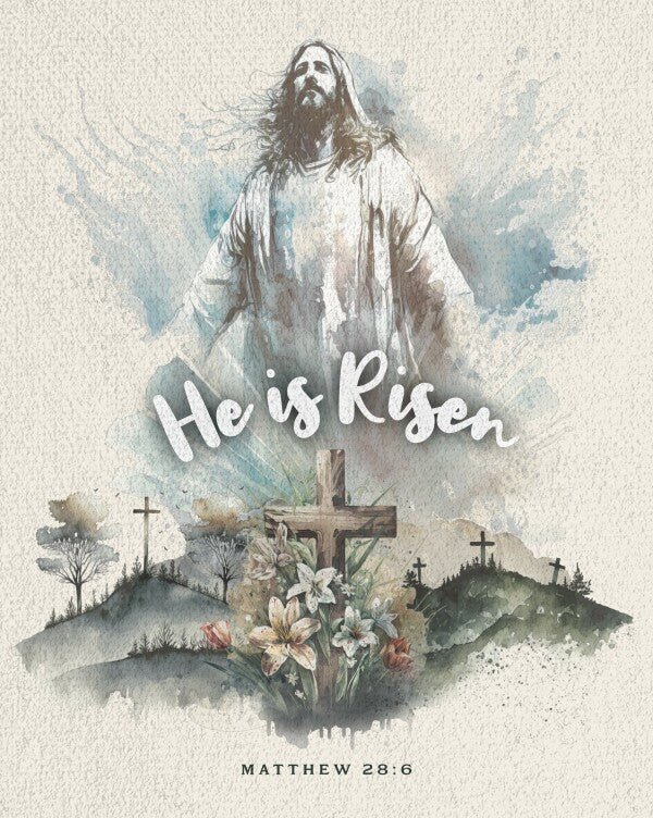 He is Risen Poster - Make-Hope