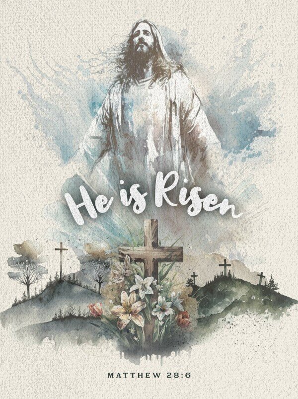 He is Risen Poster - Make-Hope