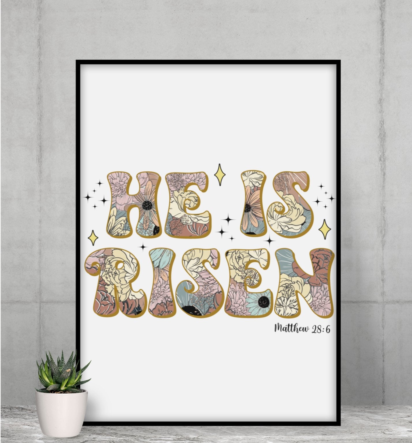 He is Risen Poster - Make-Hope