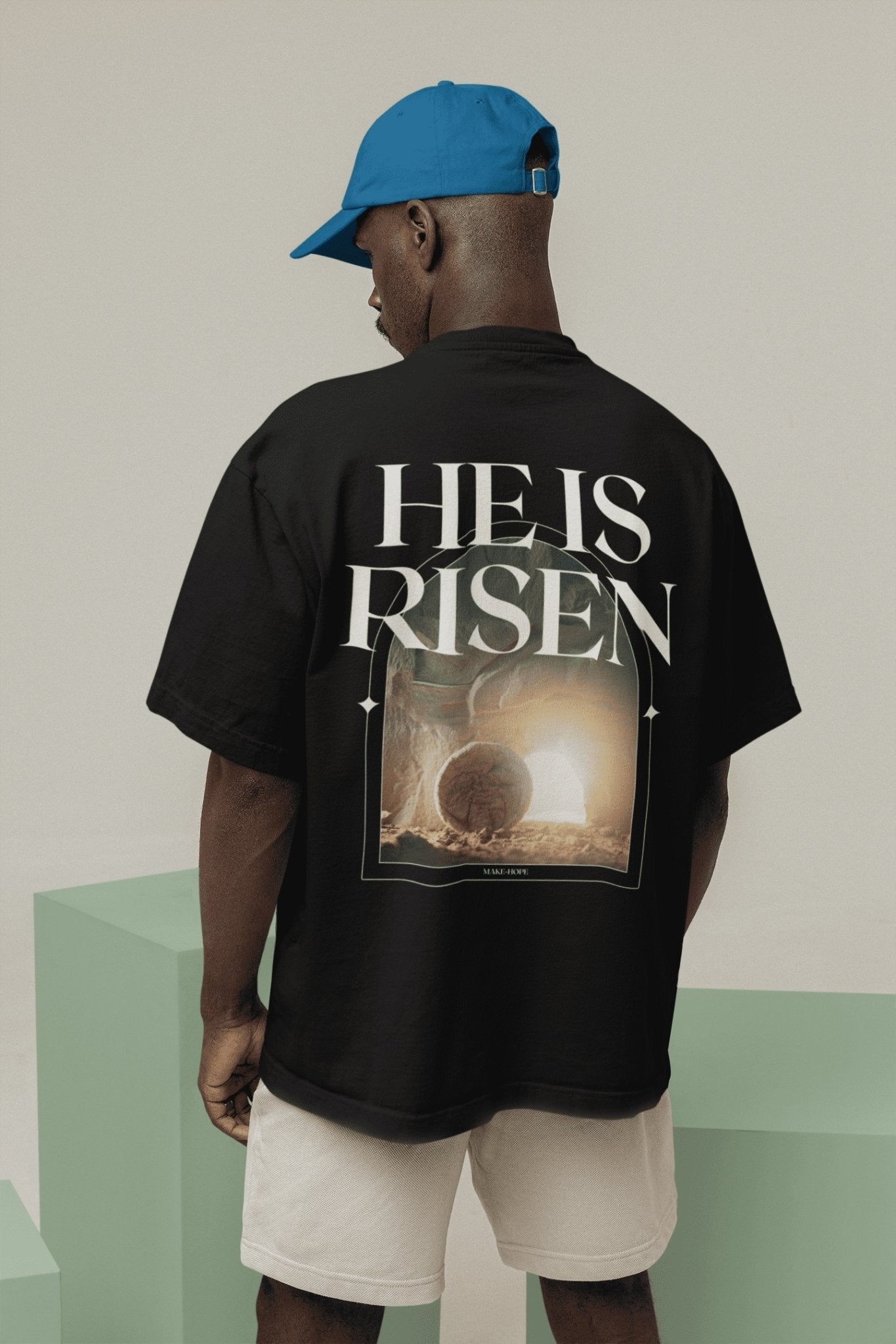 He is Risen Premium Oversize Shirt - Make-Hope