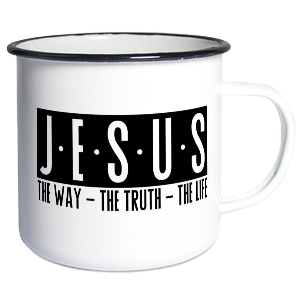 Jesus Emaille Tasse Klein - Make-Hope