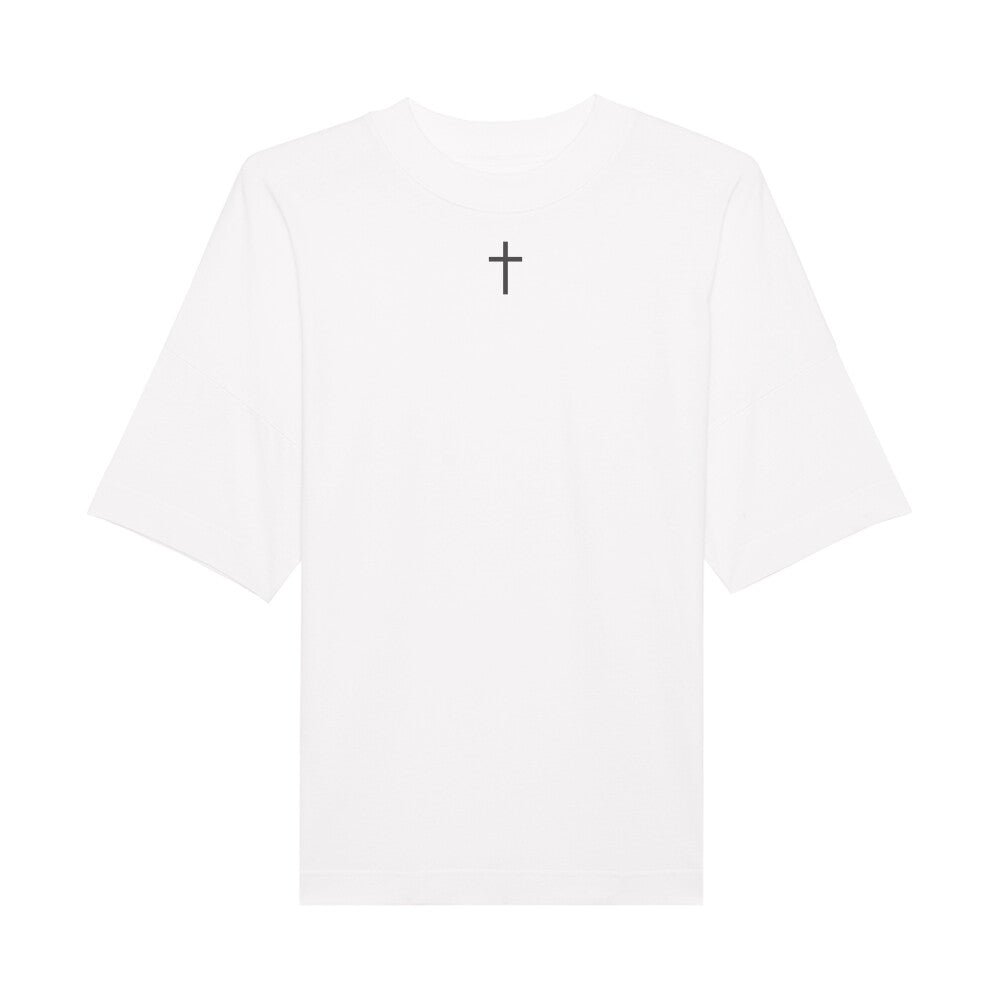 Jesus Kreuz Oversized Shirt - Make-Hope