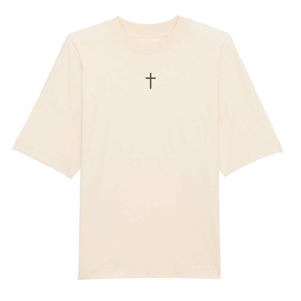 Jesus Kreuz Oversized Shirt - Make-Hope