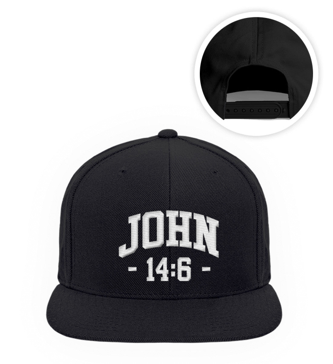 Joh 14:6 Premium Snapback mit Stick - Make-Hope