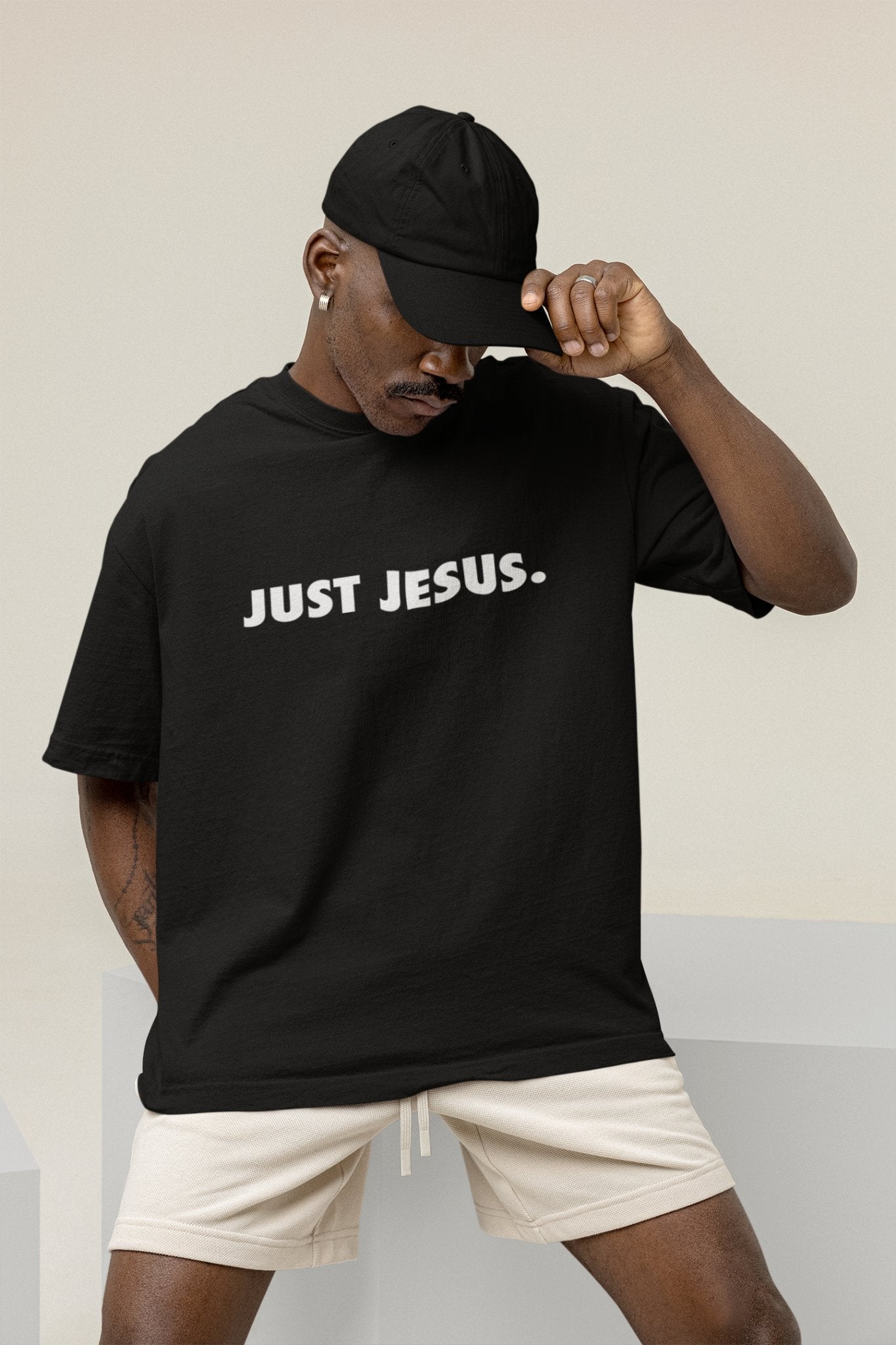 Just Jesus Oversized Shirt - Make-Hope