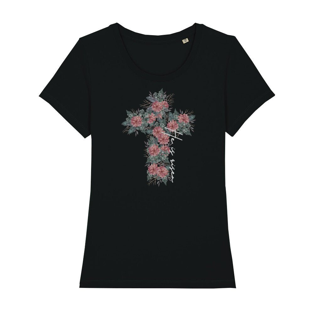 Kreuz Blume Premium Frauen Shirt - Make-Hope