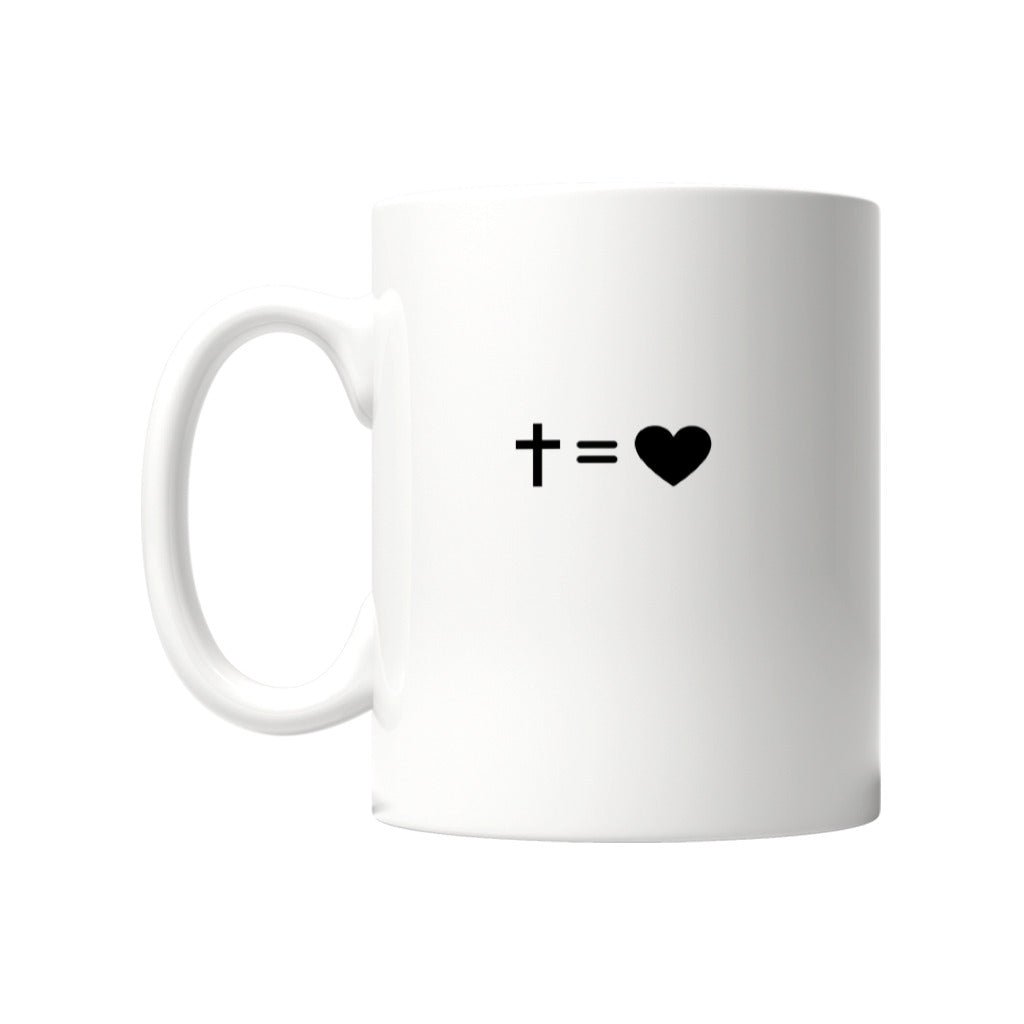 Kreuz Herz Tasse - Make-Hope