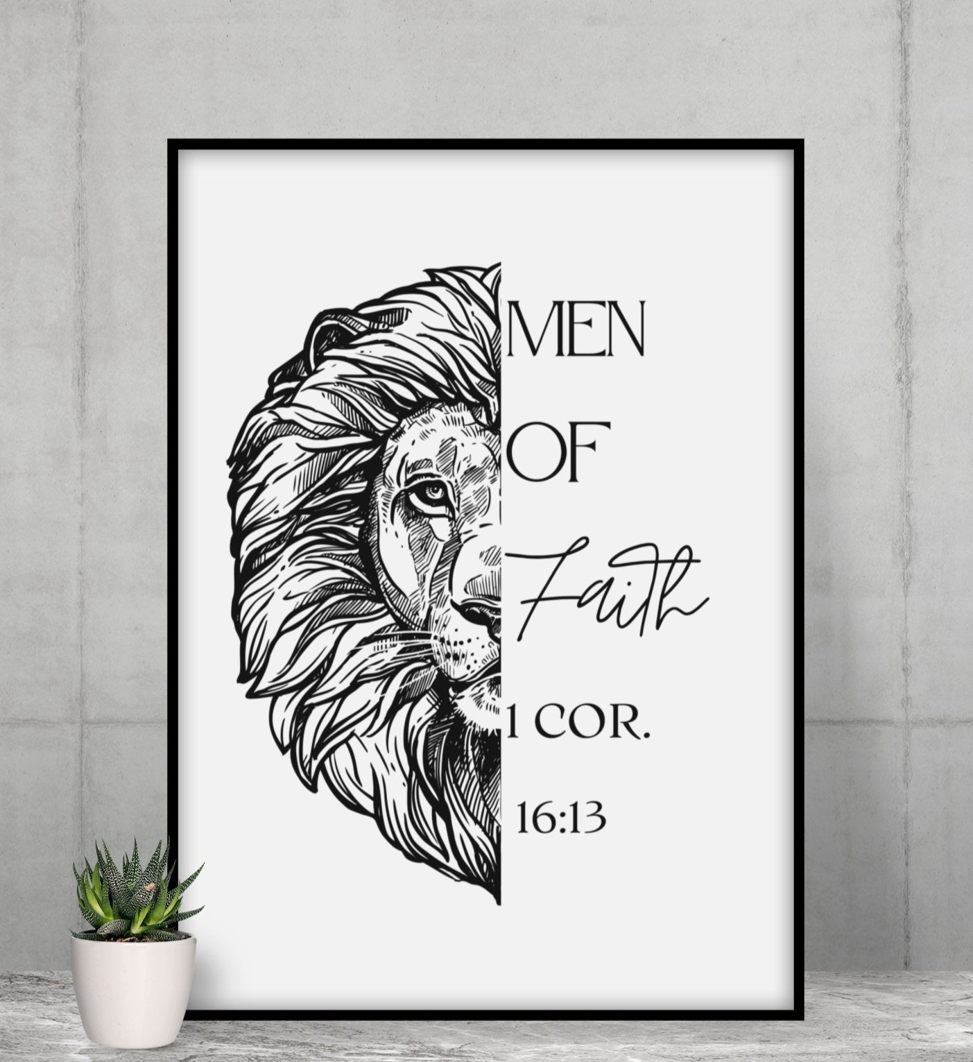 Men of Faith Bibelvers Posters - Make-Hope