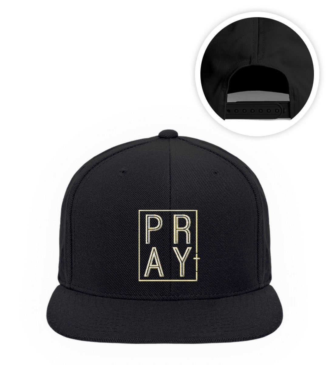 Pray Premium Snapback mit Stick - Make-Hope