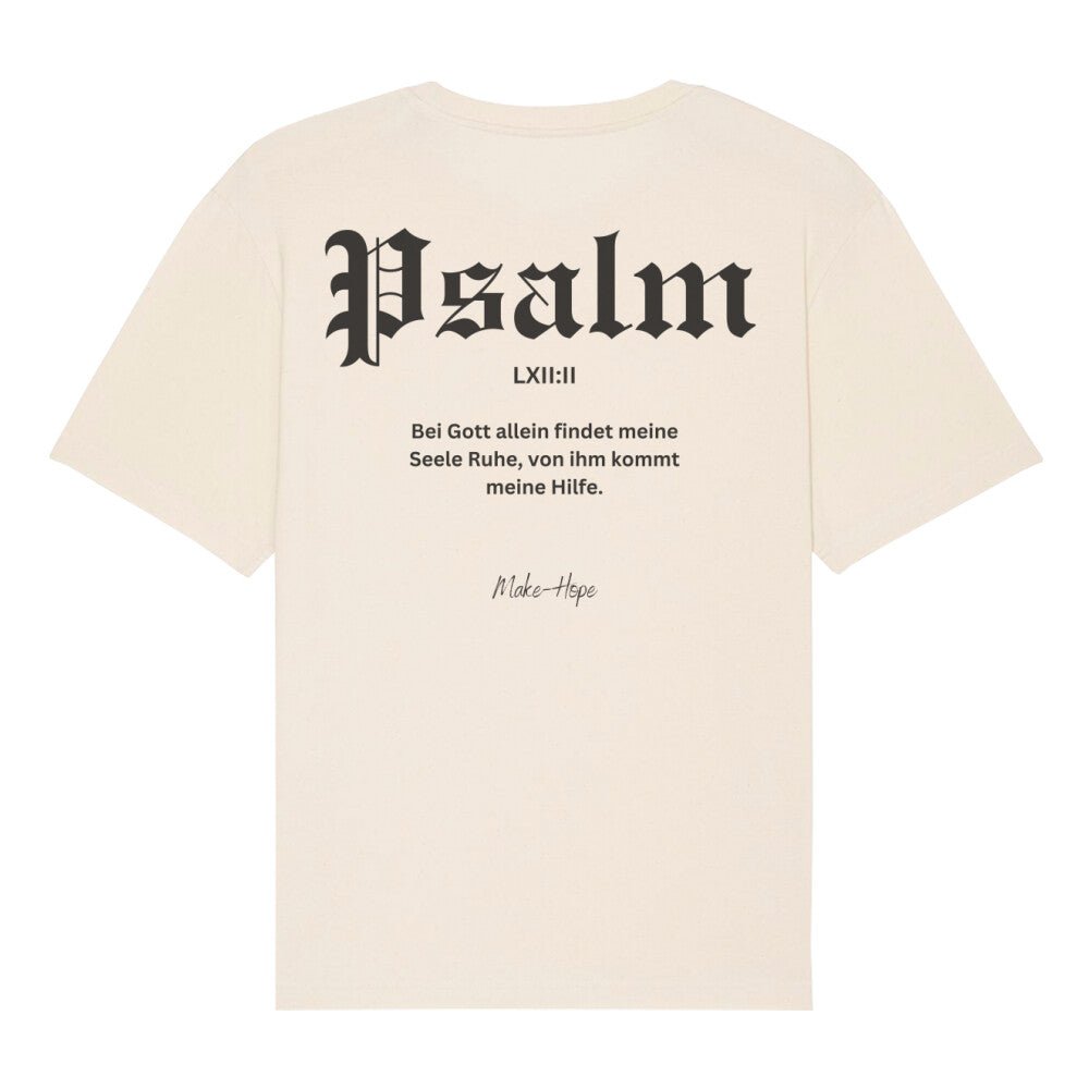 Psalm 62:2 Oversize Shirt - Make-Hope