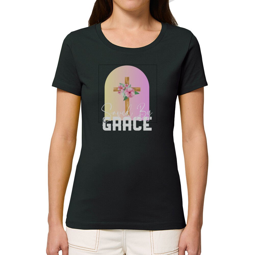 Saved by Grace Premium Frauen Shirt - Make-Hope