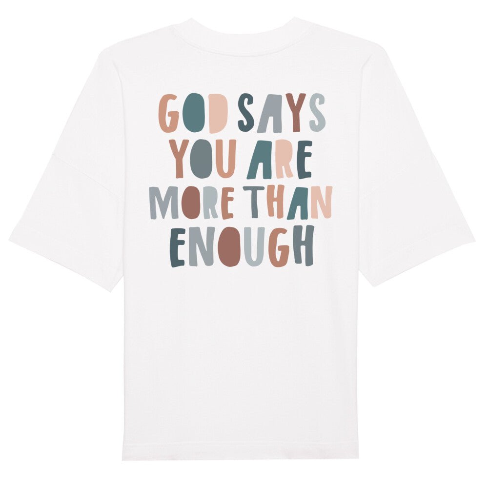 You are enough Premium Oversize Shirt - Make-Hope